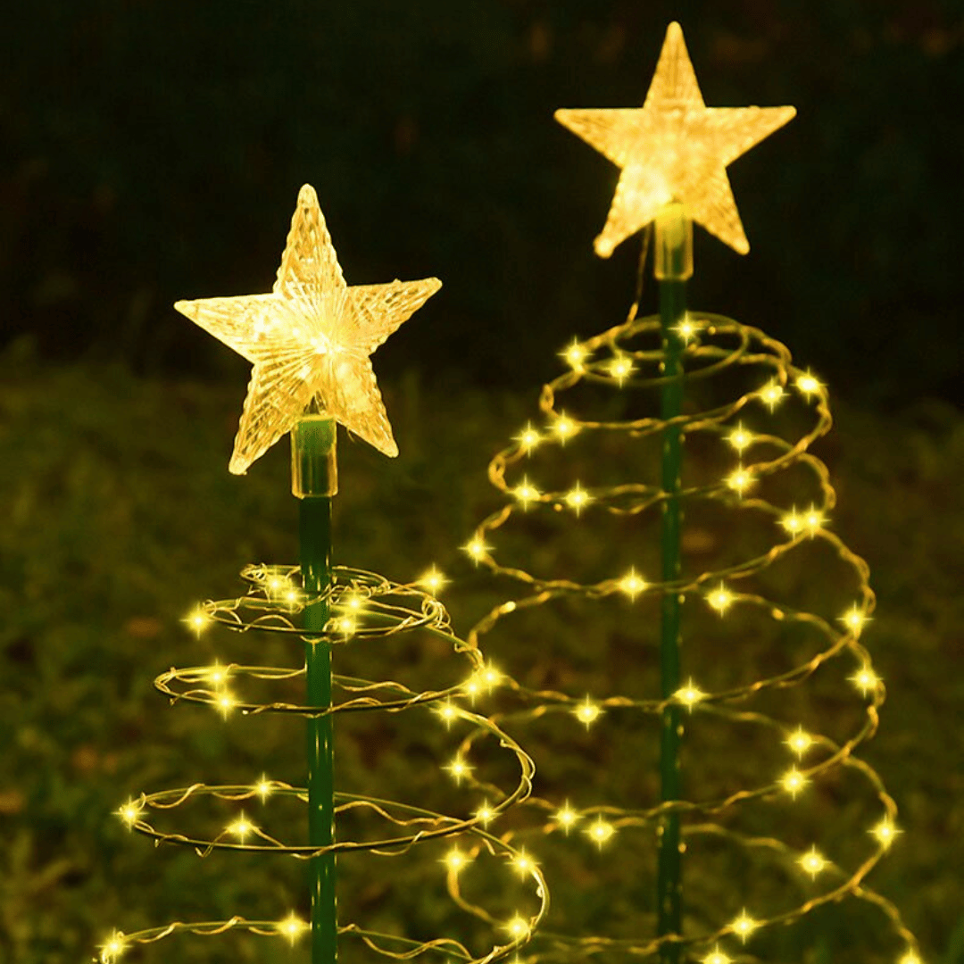 Árbol de Navidad Solar - 1 Unidad IP65 Luz Cálida-Dreamy Home